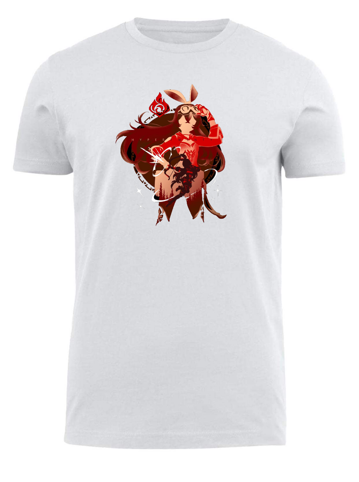 Genshin Impact t-shirt fit White 6