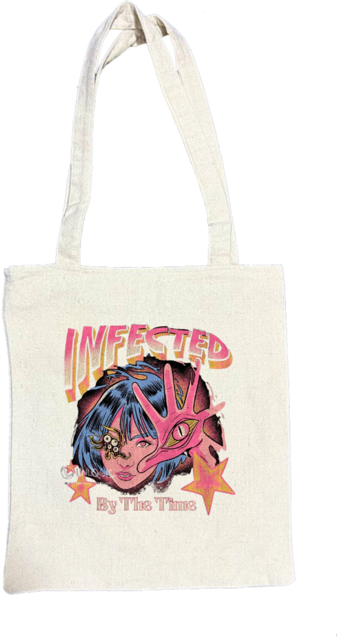 aliens tote bag Beige 6