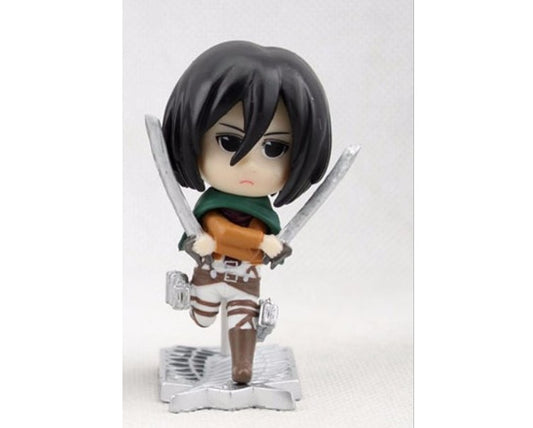 Anime Attack on titan mini figure Mikasa 8cm
