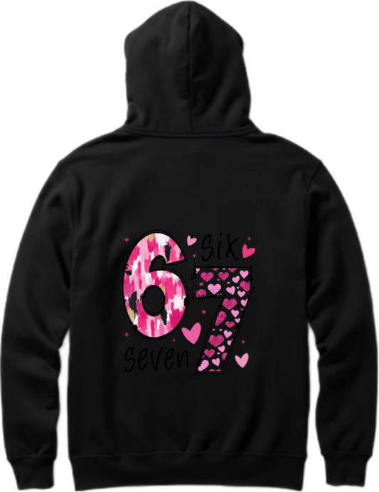 designs 67 Oversize Hoodie Black Back 6