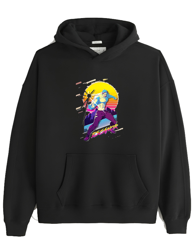 Anime Nanatsu no taizai seven deadly sins Oversize Hoodie Black 6