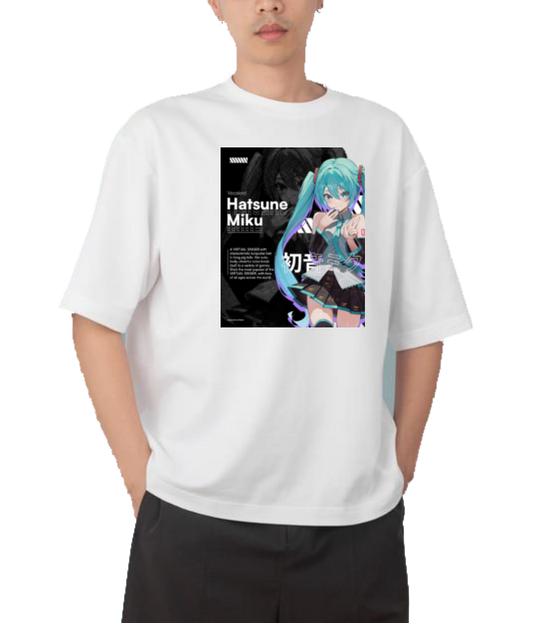 Hatsune Miku t- shirt One Size White 6