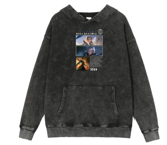 Mobile Legends Bang Bang One Size hoodie Washed 6