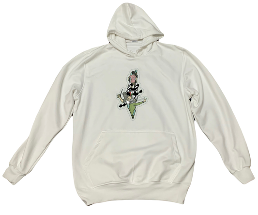 Palestine One Size hoodie White 6