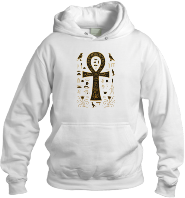 Egypt Over Size hoodie White 6
