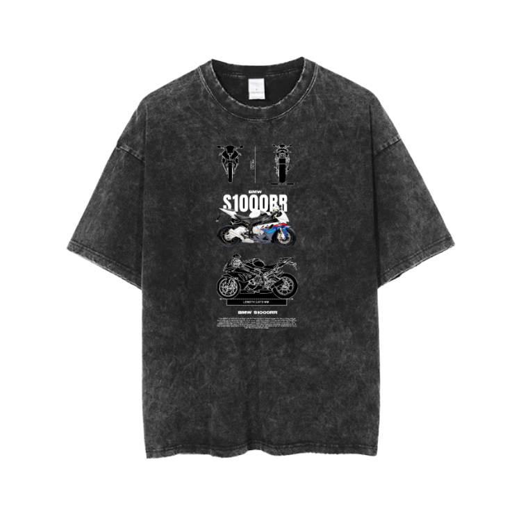 MOTOR CYCLE t- shirt One Size Washed 6