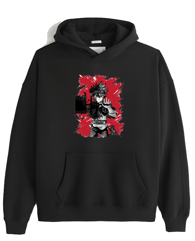 Black clover One Size hoodie Black 6