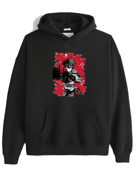 Black clover One Size hoodie Black 6