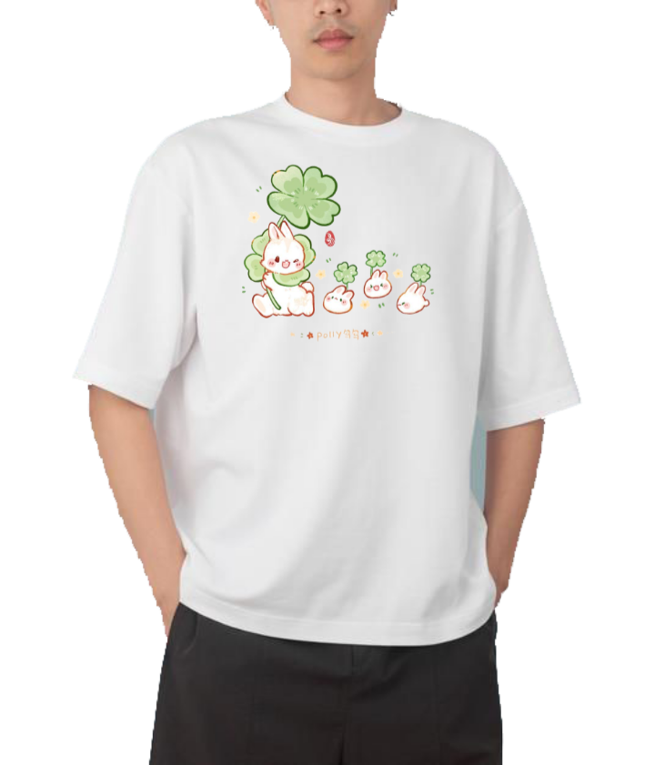bunny One Size t- shirt White 6