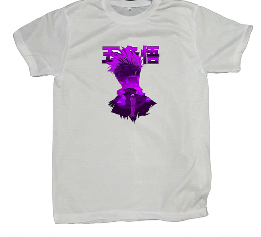tjujutsu kaisen GOJO fit t- shirt White 10