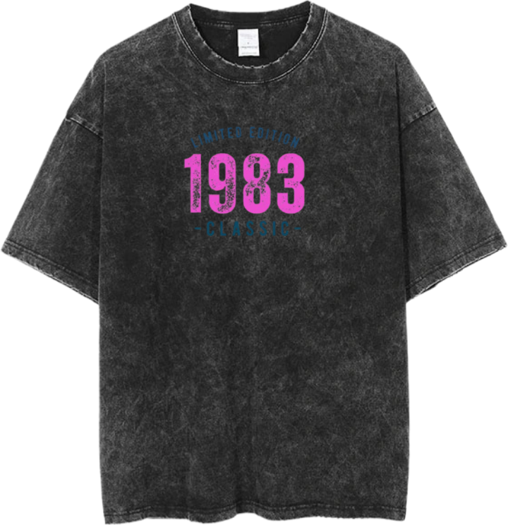 age t- shirt Washed 1983