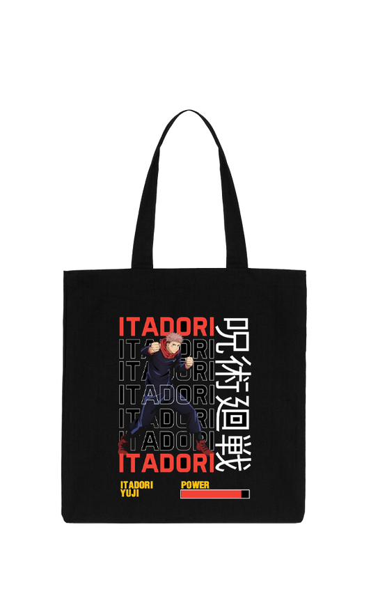 jujutsu kaisen GOJO  tote bag Black 6