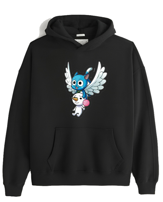 fairy tail One Size hoodie Black 6