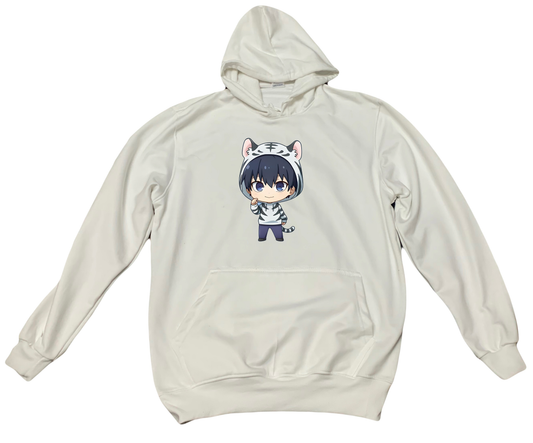 blue lock One Size hoodie White 6