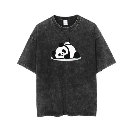 PANDA One Size t- shirt Washed 6
