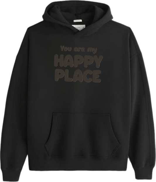 VaIentine coupIe Oversize Hoodie Black 6