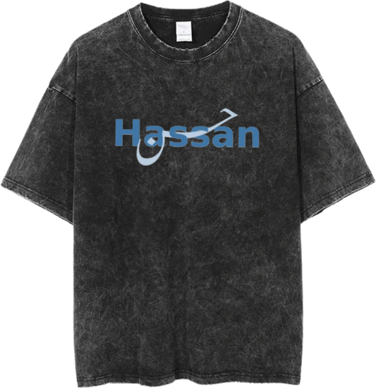names t- shirt One Size Washed Hassan 6