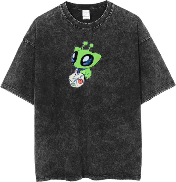 aliens One Size t- shirt Washed 6