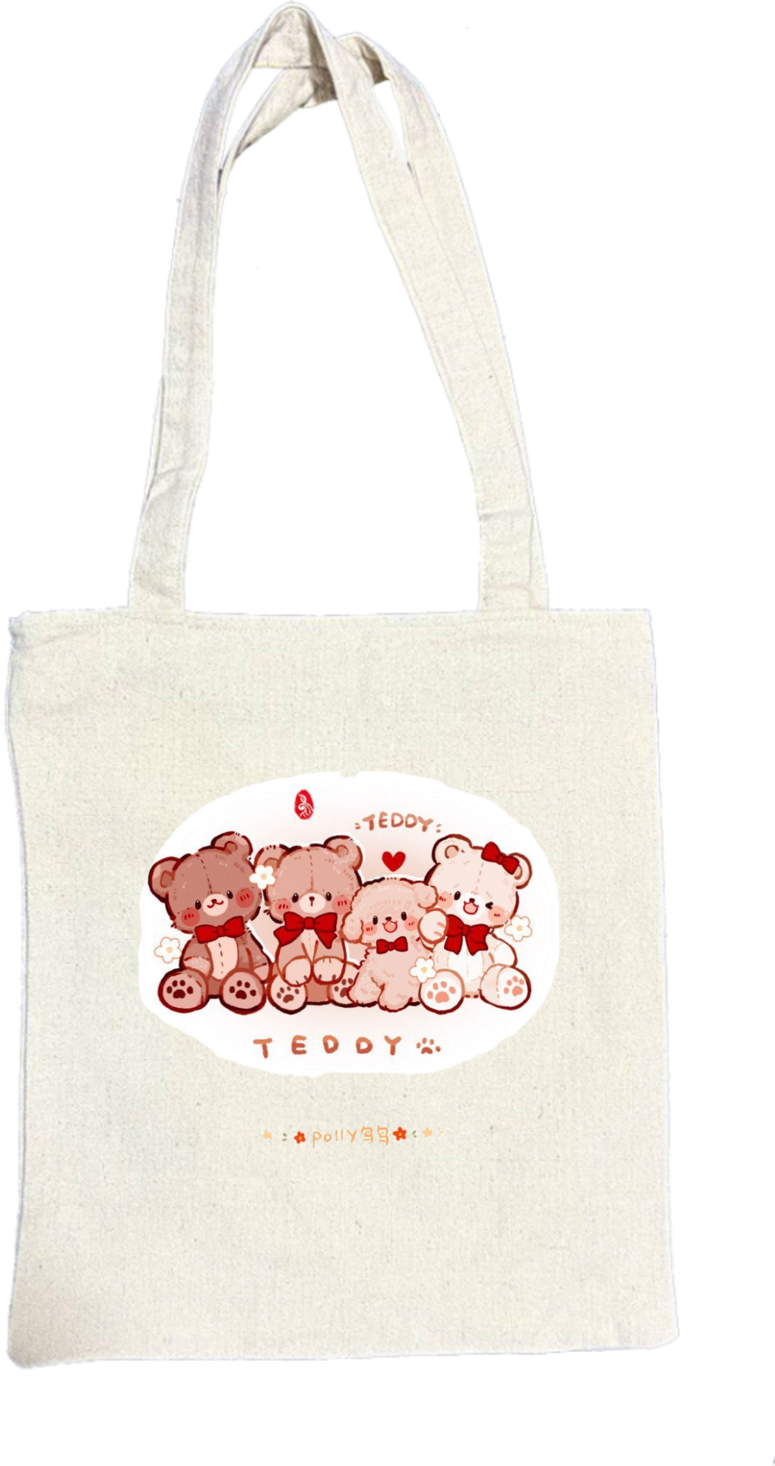 bear tote bag Beige 6