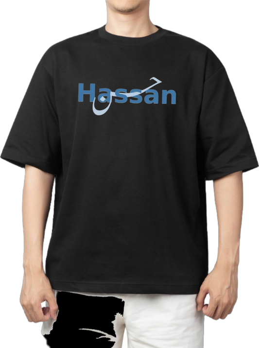 names t- shirt One Size Black Hassan 6