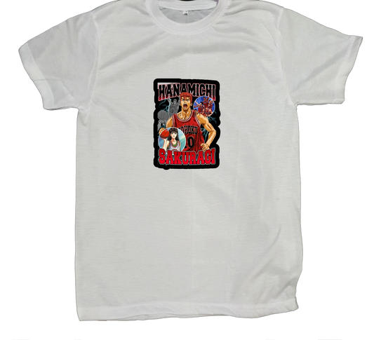 Slam Dunk t- shirt fat White 6