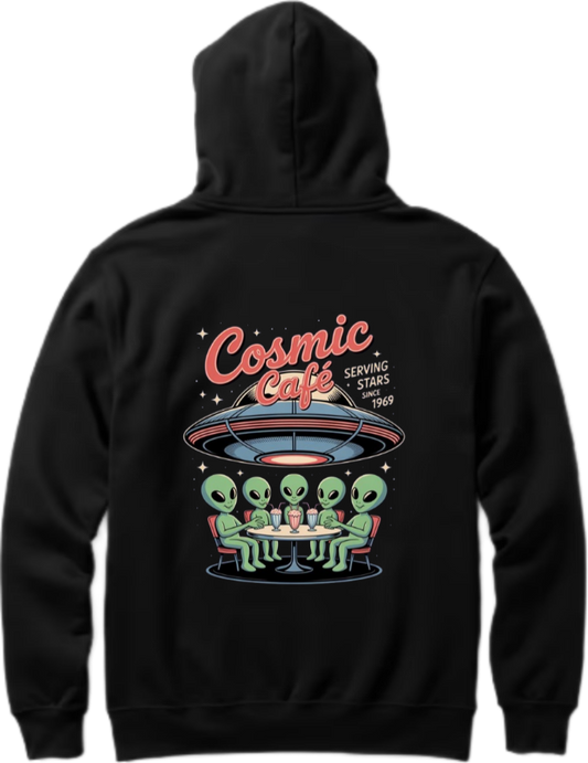 aliens Oversize Hoodie Back Black 6