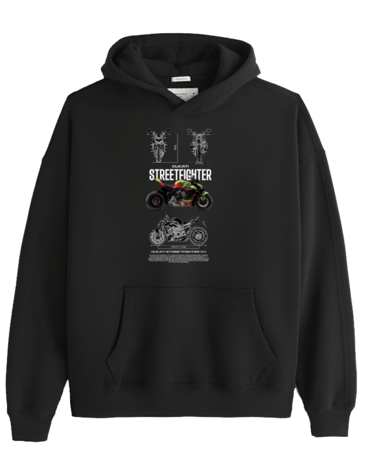 MOTOR CYCLE One Size hoodie Black 6