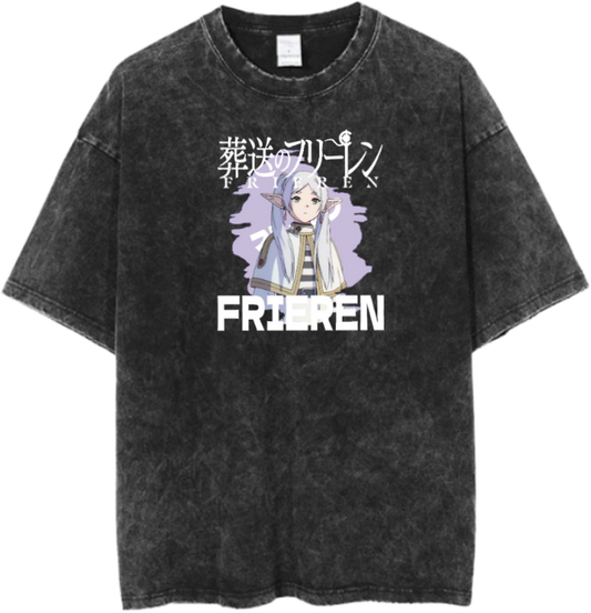 Frieren Beyond Journey's End t- shirt One Size Washed 6