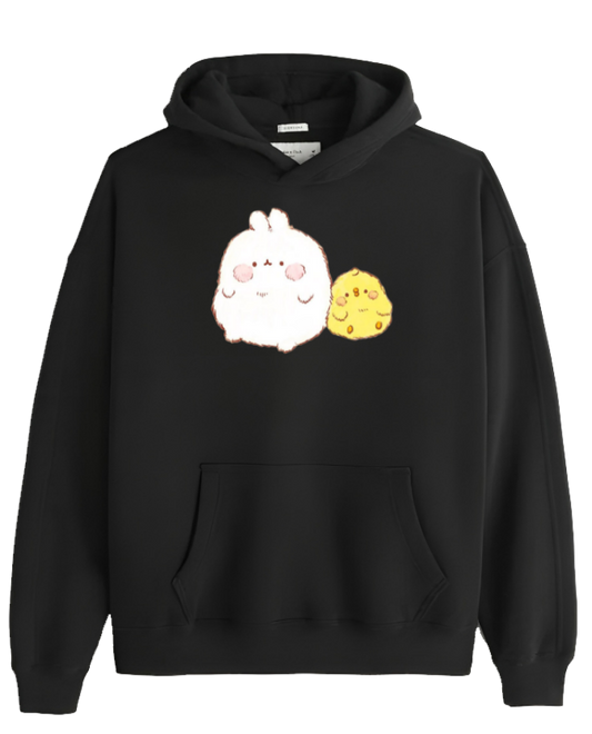 duck Oversize Hoodie Black 6