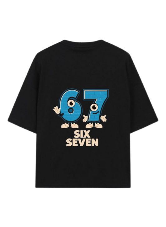 67 designs One Size t- shirt Black Back 6