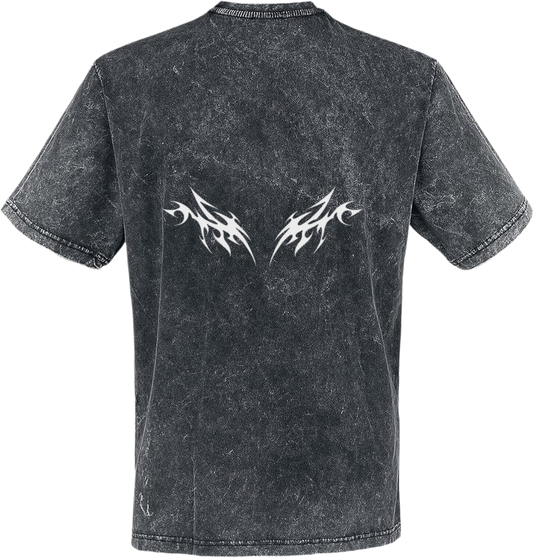Goth t- shirt Washed Back 6