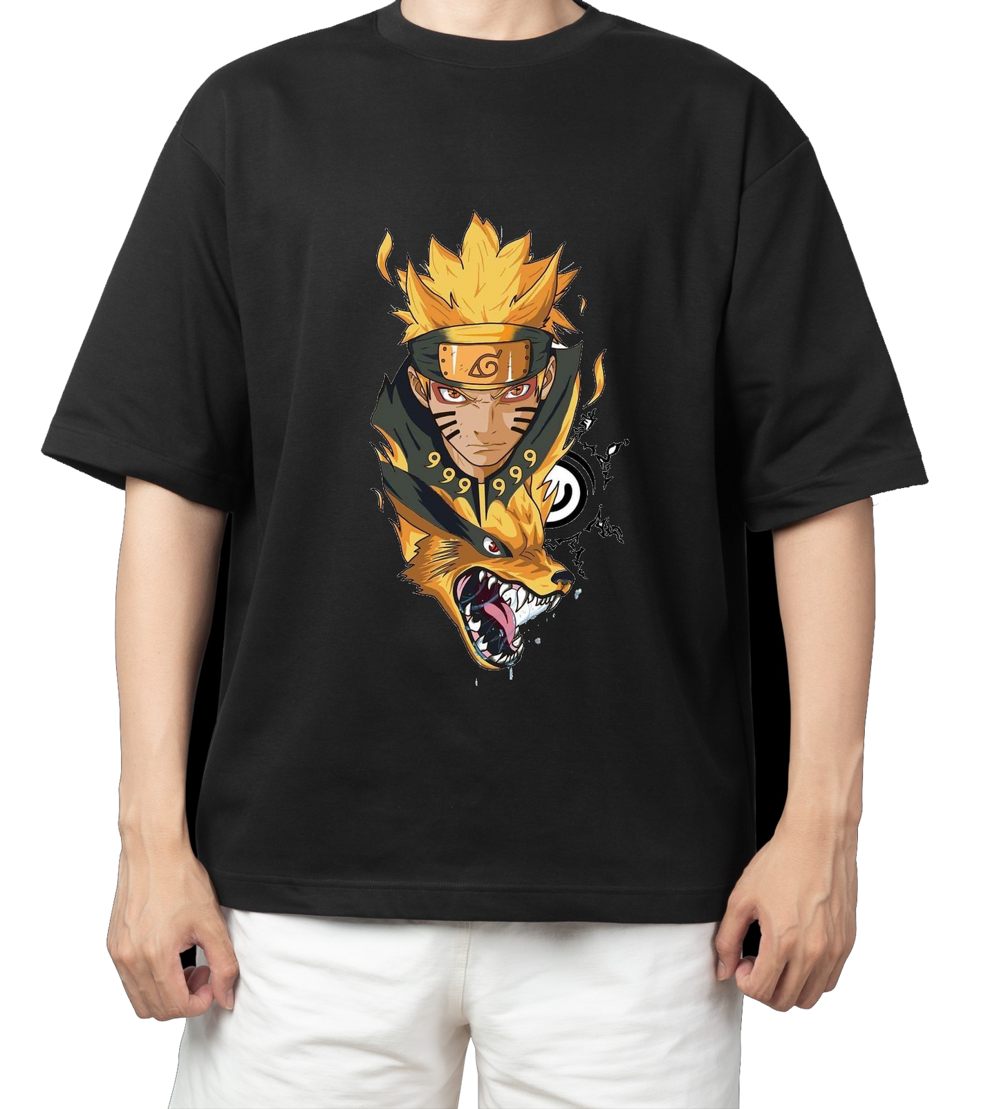 Naruto Shippuden t- shirt One Size Black 6
