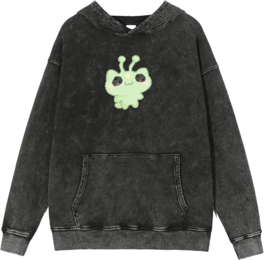 aliens Oversize Hoodie Washed gray  6