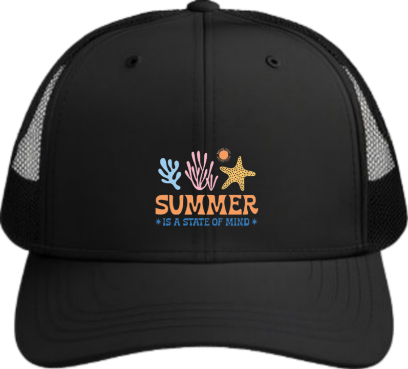Summer Vibes Baseball cap Black  6