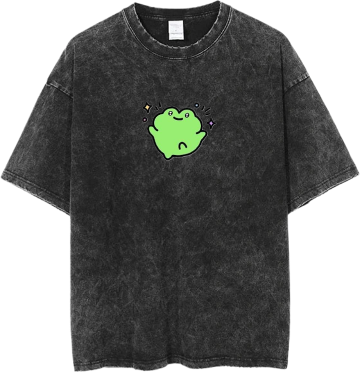 Frog One Size t- shirt Washed 6