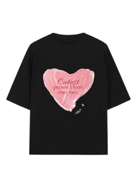 VaIentine coupIe t- shirt Black Back 6
