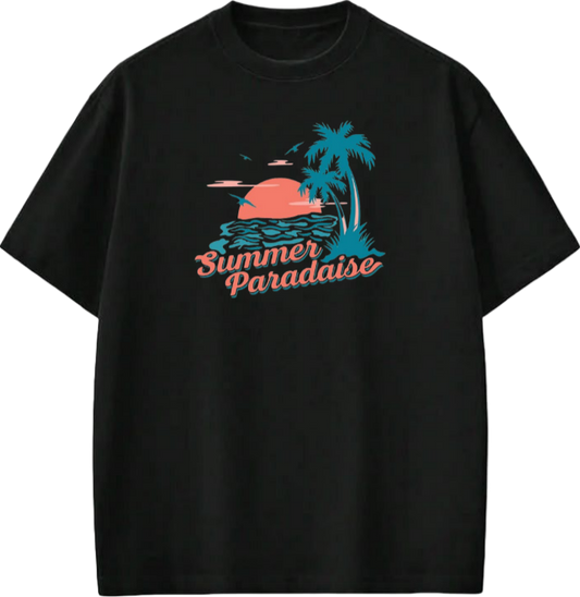 Summer Vibes t- shirt Black Back 6