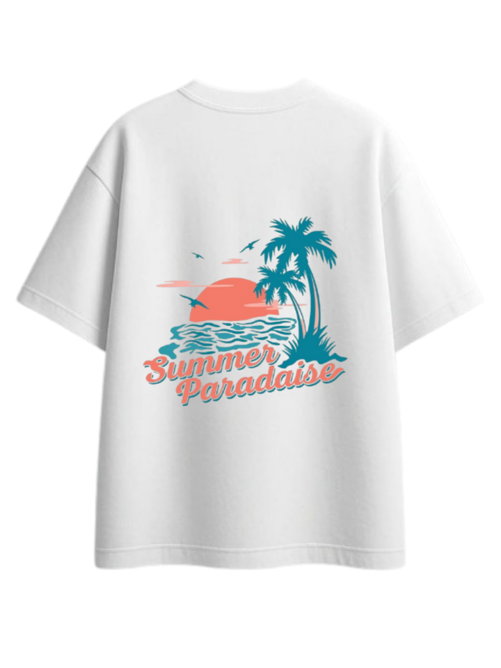 Summer Vibes t- shirt White Back 6