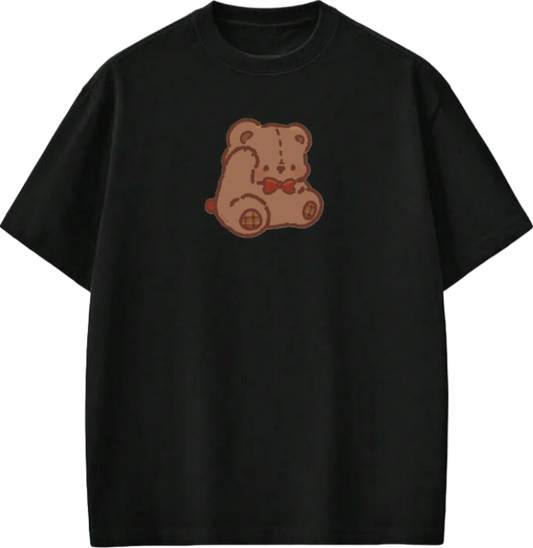 bear t- shirt Black  6