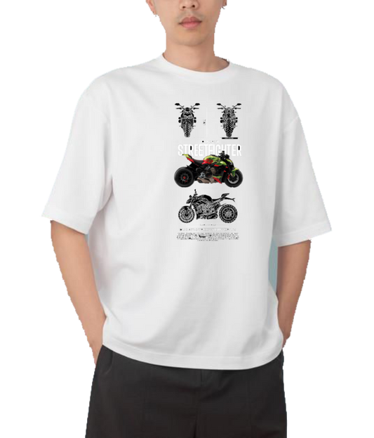 MOTOR CYCLE t- shirt One Size White 6