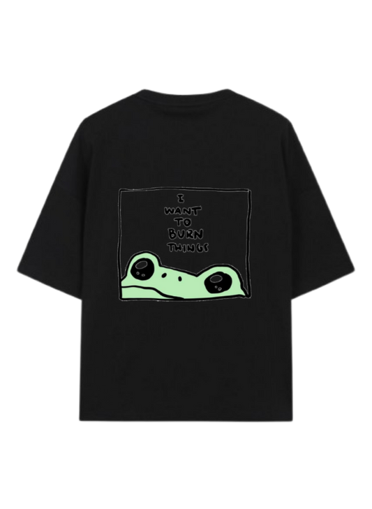 frog t- shirt  Black Back 6