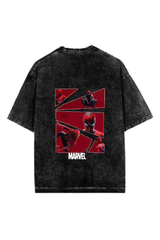 Spiderman t- shirt One Size Washed Back 6