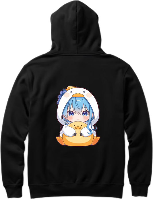 Hoshimachi Suisei  One Size hoodie Black Back 6