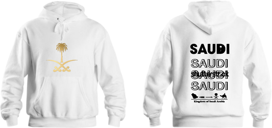 SaudIa Arabia saudi Oversize Hoodie White  6