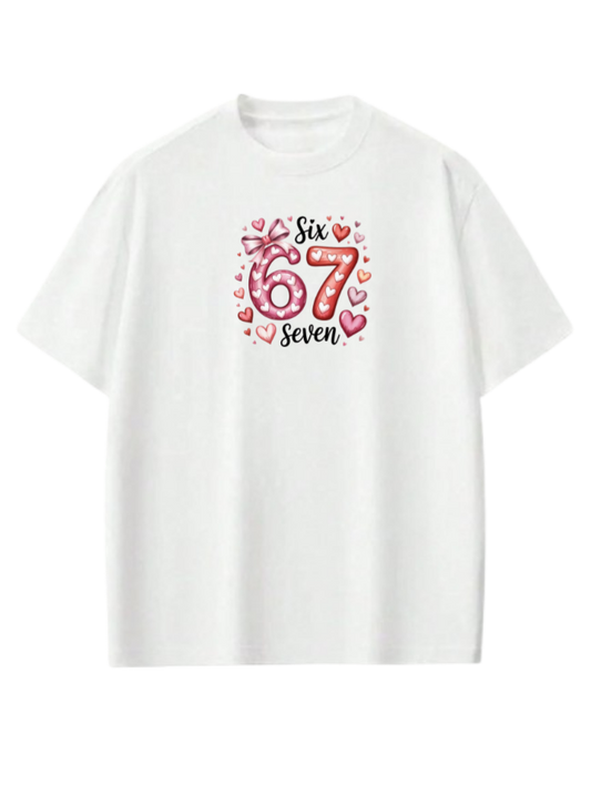 67 designs One Size t- shirt White 6