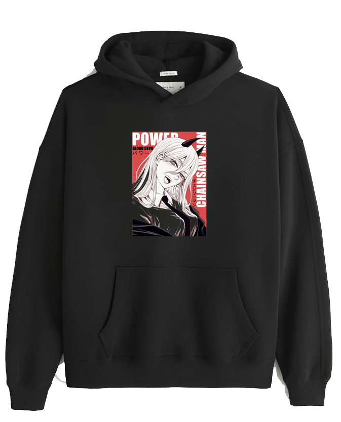 Chainsaw Man One Size hoodie Black 6