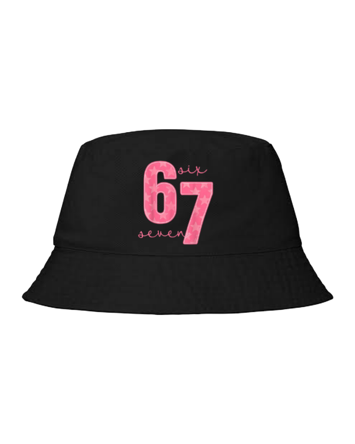 67 designs Bucket hat Fishman hat cap Black 6