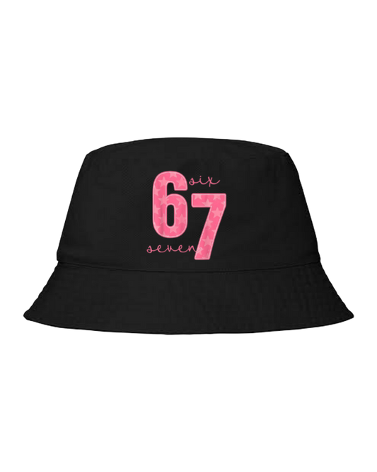 67 designs Bucket hat Fishman hat cap Black 6