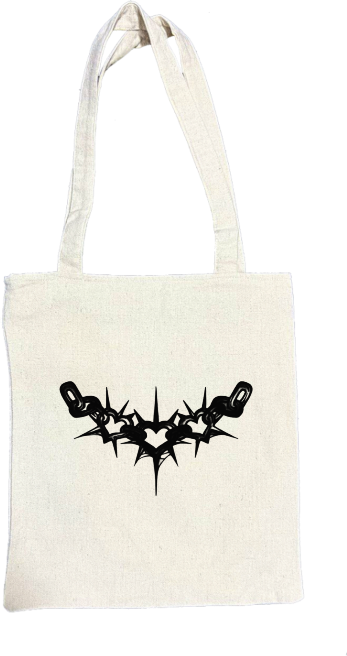 Goth tote bag Beige 17