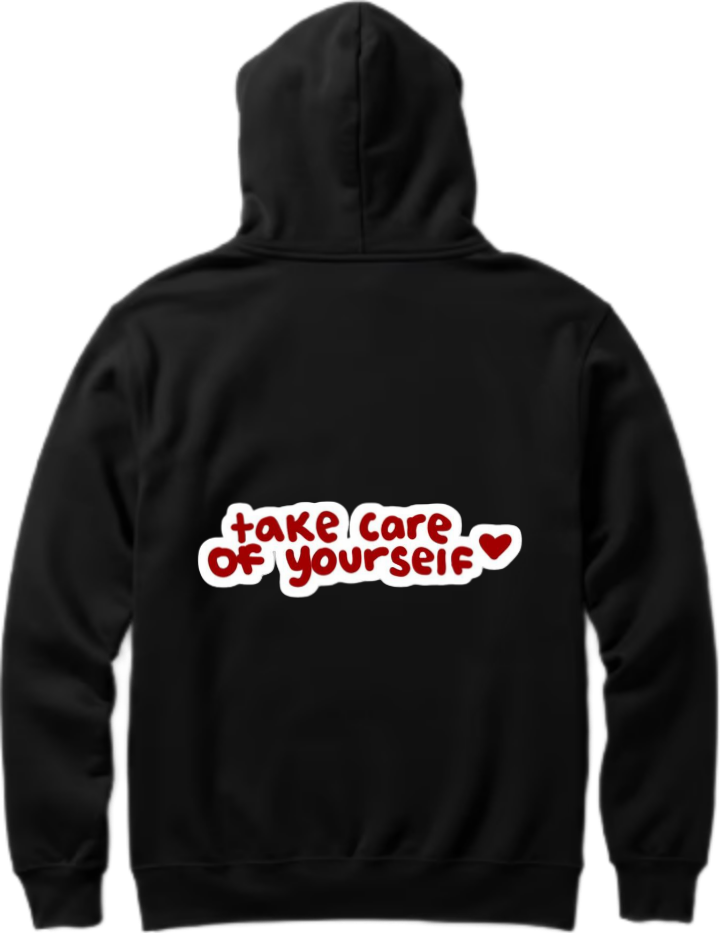 frog Oversize Hoodie Black Back 6